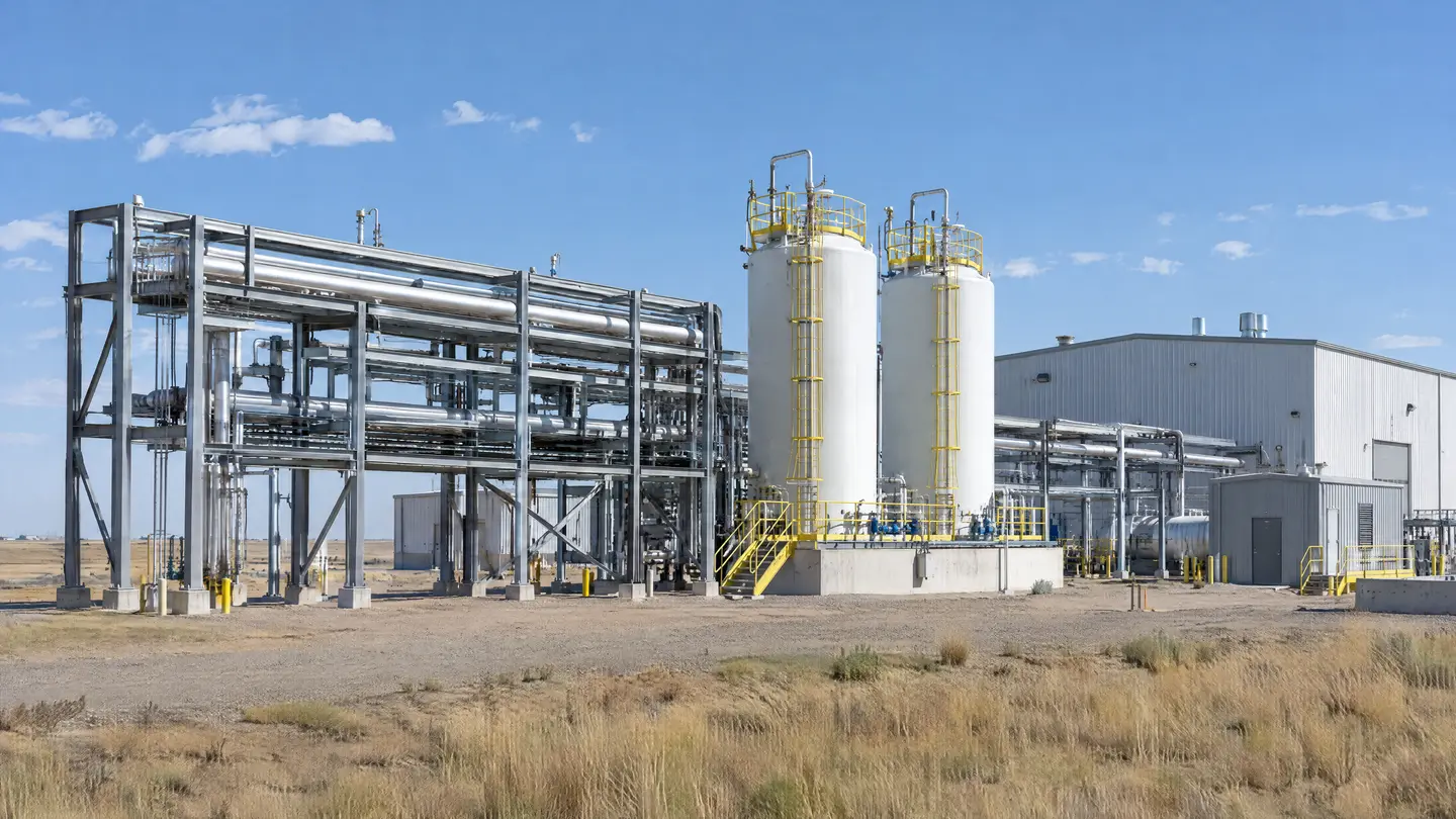 Industrial plant structure
