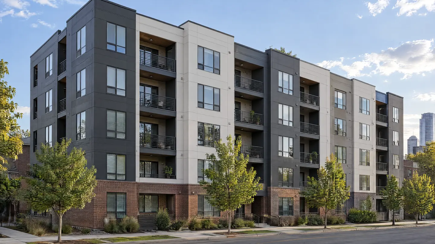 Mid-rise multifamily building